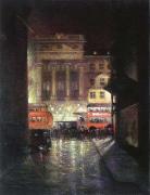 the strand by night christopher r.w.nevinson